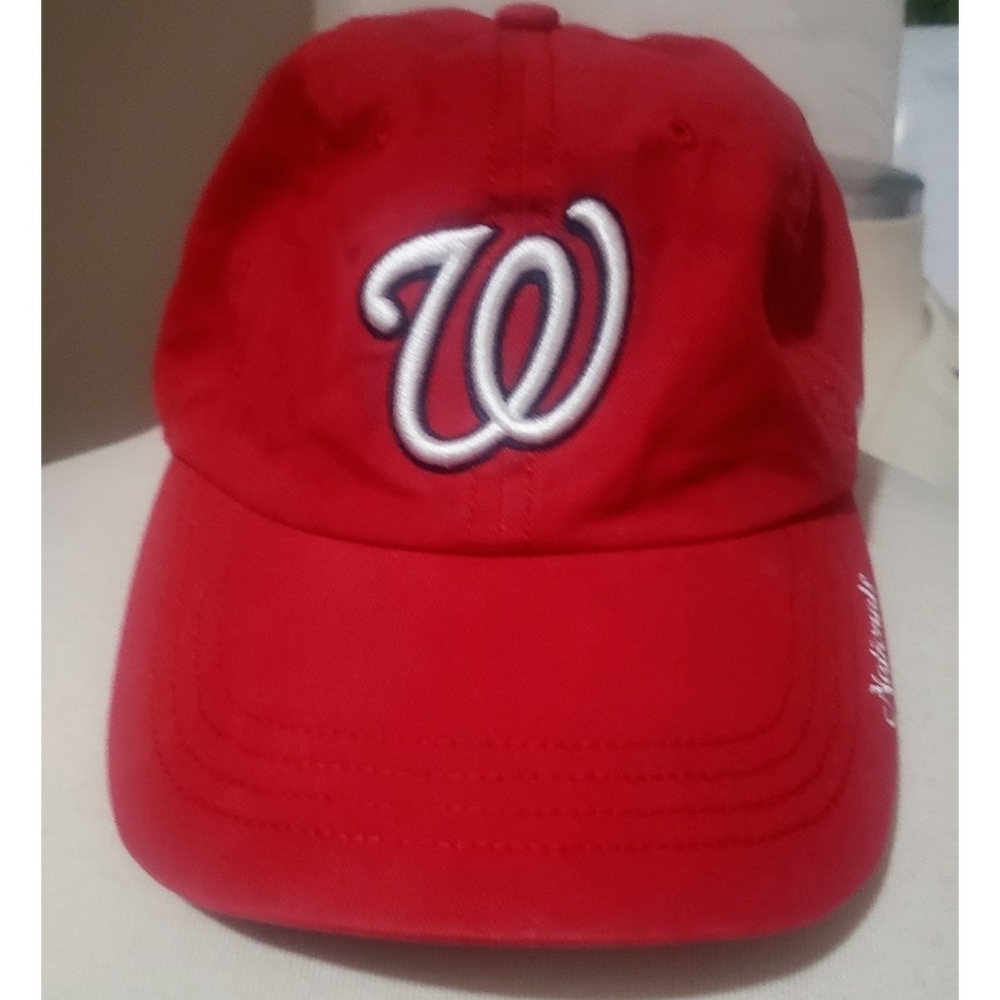 Washington Nationals Hat Official MLB Baseball Cap 47 Brand Mens Trucker Red
